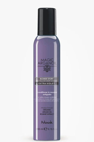 Nook - Magic Argan Oil Blonde Story No Yellow Whip Mousse Extra Violet