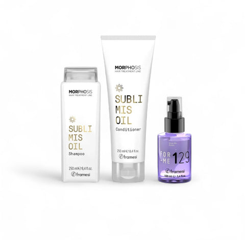 Framesi KIT Routine HYDRATANTE sans alourdir - shampooing Sublimis + après-shampooing + FOR-ME 129