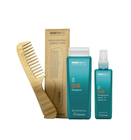 Framesi SUN KIT - Shampoo Morphosis Sun + Spray Leave-in Sun + PETTINE IN OMAGGIO