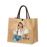 Edbellessere BORSA TRENDY a mano in tessuto spinato