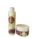 LaSaponaria Carrot and Vanilla body kit - body cream and cleanser