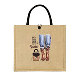 Edbellessere BORSA TRENDY a mano in tessuto spinato