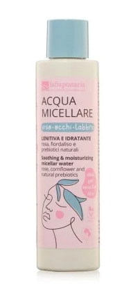 LaSaponaria - Acqua micellare rosa, fiordaliso e prebiotici 200ml