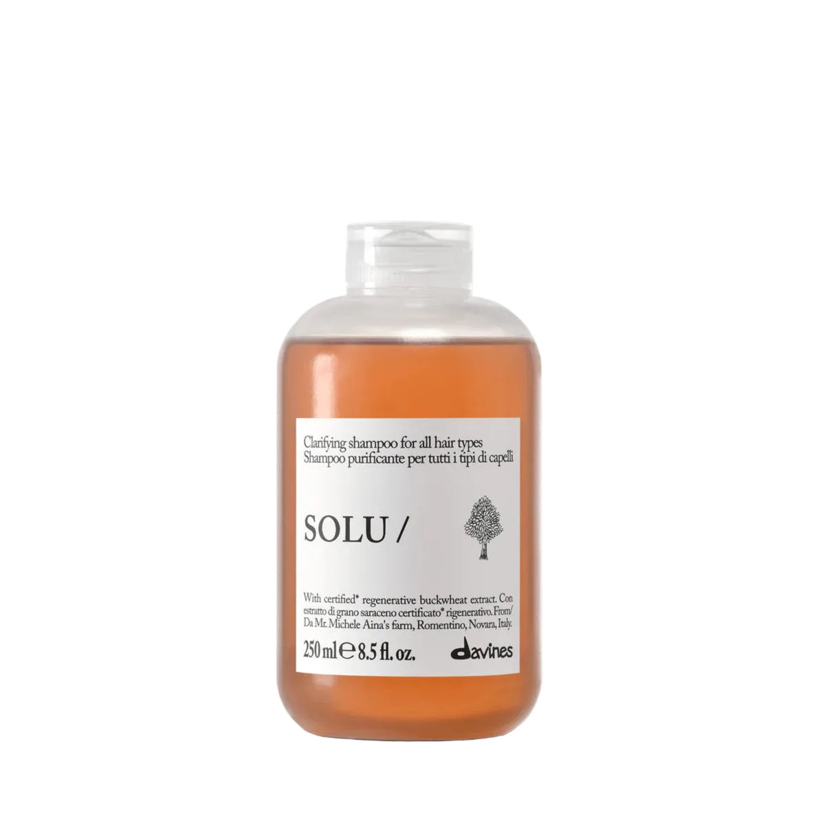 Davines NEW SOLU Shampoo - Shampoo rinfrescante per tutti i tipi di capelli