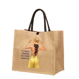 Edbellessere BORSA TRENDY a mano in tessuto spinato