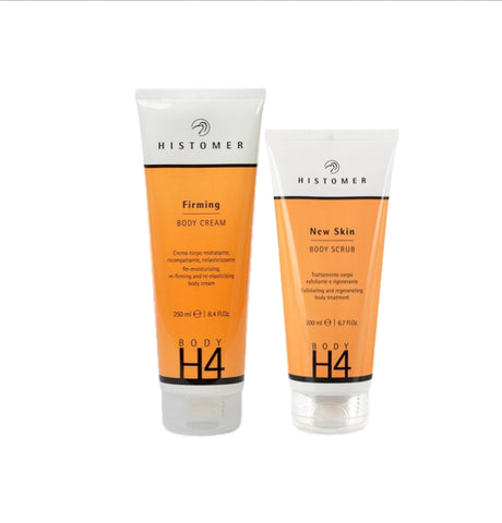 Histomer H4 Toning and Firming Kit and Anti-Stretch Marks - Body Cream 250ml + Body Scrub 200ml +