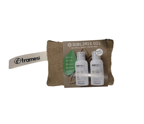 Framesi Morphosis Sublimis Oil Kit feuchtigkeitsspendend - Shampoo und Conditioner im Mini-Format