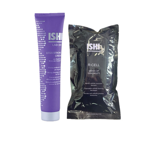 ISHI KIT SNELLENTE LAB24 ABD STRONG CREAM + DRAIN UP BANDAGES