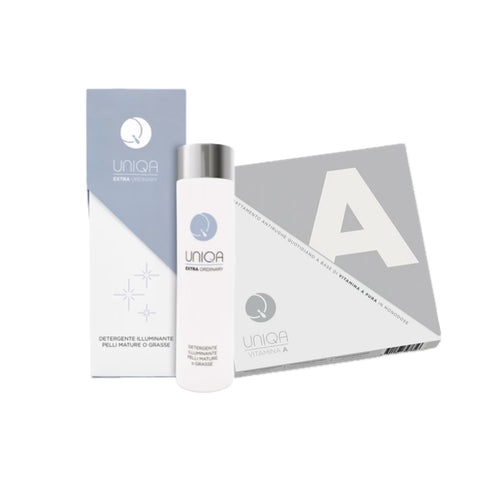 UNIQA ILLUMINATING KIT - vitamin A + illuminating cleanser