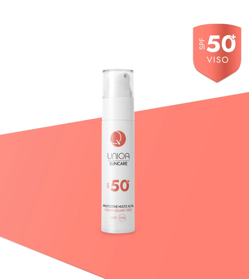 Uniqa SUNCARE SPF50+ - Crema solare viso