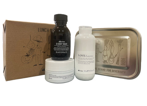 Davines - Kit BOX - body lotion+body wash+dedy face mask+lunch box