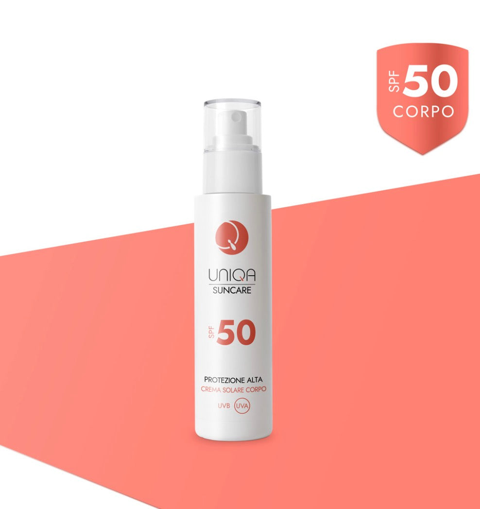 Uniqa NEW SUNCARE SPF50 - Crema solare corpo-viso