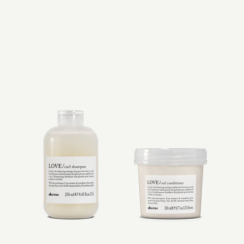 Davines LOVE CURL Kit Valorizza Ricci - Shampooing 250ml + Après-shampooing 250ml