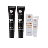 UNIQA ZESTAW 3D KREM SPF30 podwójne opakowanie + BASALIZM DO UST GRATIS