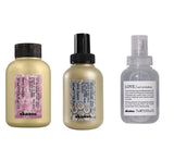 Davines RICCI travel Kit Curl Cream + Sea Salt Spray + Revitalizer Spray
