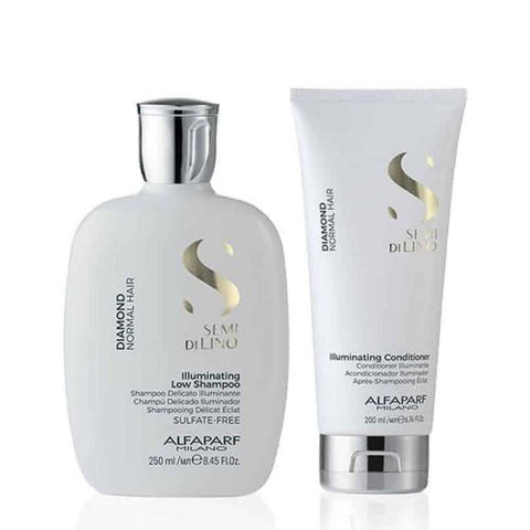 ALFAPARF Semi di Lino Diamond Illuminating Shampoo 250 ml + Conditioner 200 ml - Edbellessere S.r.l.