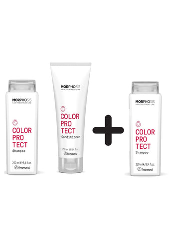 Framesi Morphosis Kit Color Protect -Shampoo e conditioner + shampoo