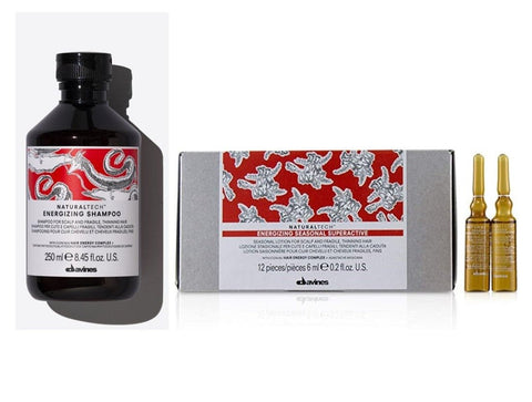 Davines ENERGIZING kit STIMOLANTE - shampoo energizing + fiale seasonal - Edbellessere S.r.l.