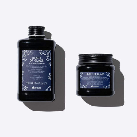 Davines HEART OF GLASS Kit capelli biondi - Shampoo + Conditioner - Edbellessere S.r.l.