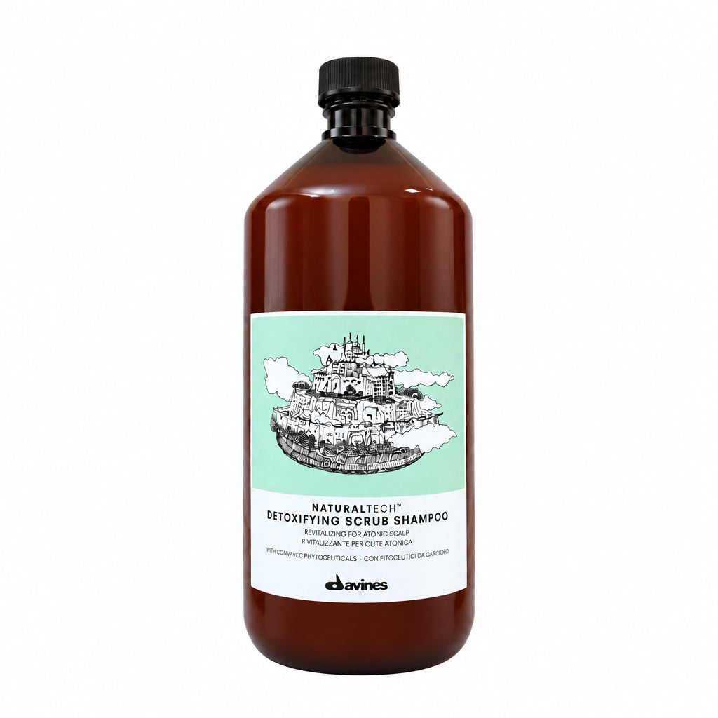 Davines Naturaltech DETOXIFYING Scrub Shampoo Davines - con particelle di scrub - Edbellessere S.r.l.