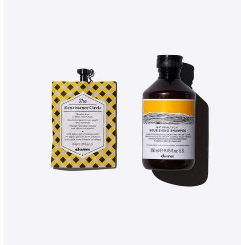 Davines Naturaltech NOURISHING + the circle RENAISSANCE - shampoo 250ml + maschera 50ml - Edbellessere S.r.l.