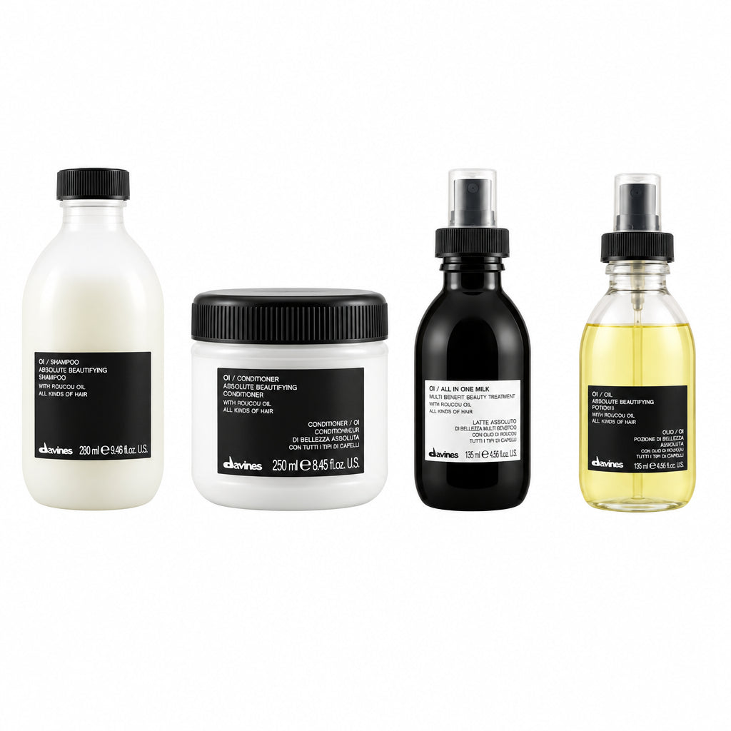 Davines OI Kit BELLEZZA ASSOLUTA - shampoo + conditioner + milk + oil - Edbellessere S.r.l.