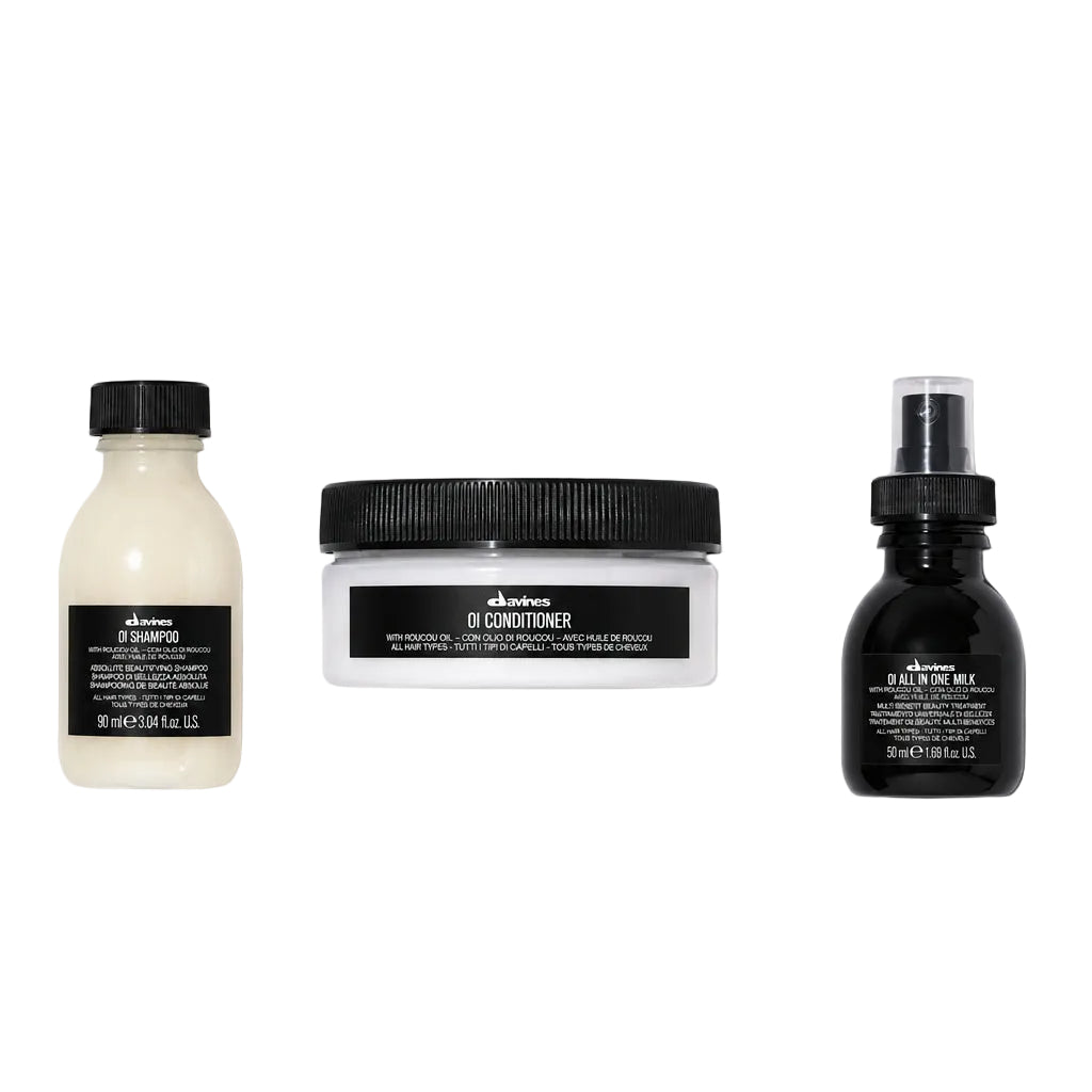 Davines OI Kit travel - shampoo 90ml + conditioner 75ml + milk 50ml - Edbellessere S.r.l.