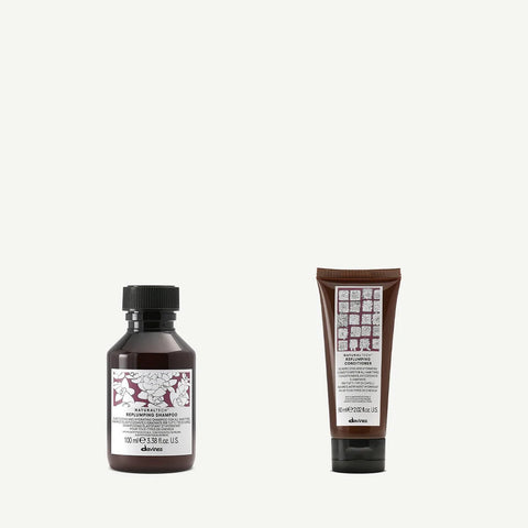 Davines REPLUMPING Travel Kit - shampoo 100ml + conditioner 60ml - Edbellessere S.r.l.