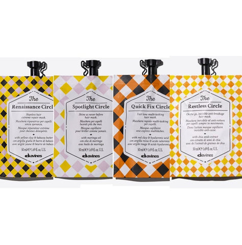 Davines THE CIRCLE Kit renaissance +spotlight + quick fix + restless - Edbellessere S.r.l.