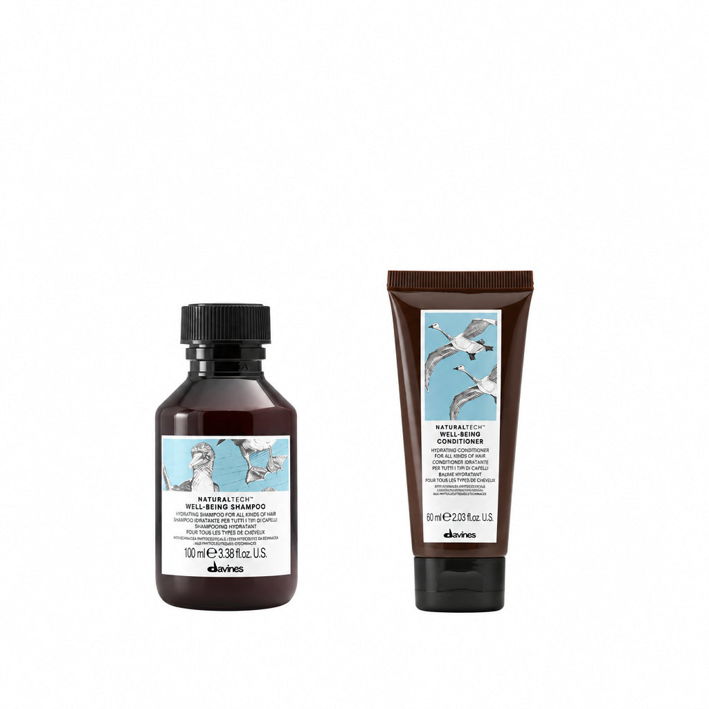 Davines WELLBEING Travel Kit - shampoo 100ml + conditioner 60ml - Edbellessere S.r.l.