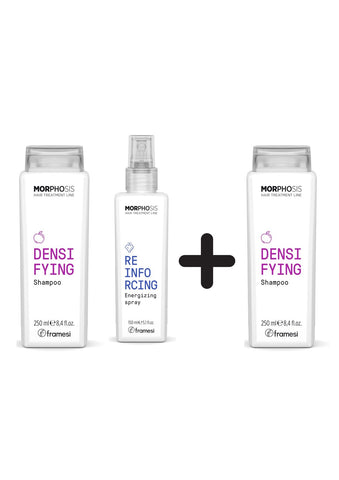 Framesi Morphosis Anti-hair loss kit Densifying shampoo and Energizing Spray + shampoo