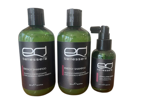 Edbellessere ENERGY KIT - Shampoo + Stimulating Lotion + Shampoo in omaggio - Edbellessere S.r.l.