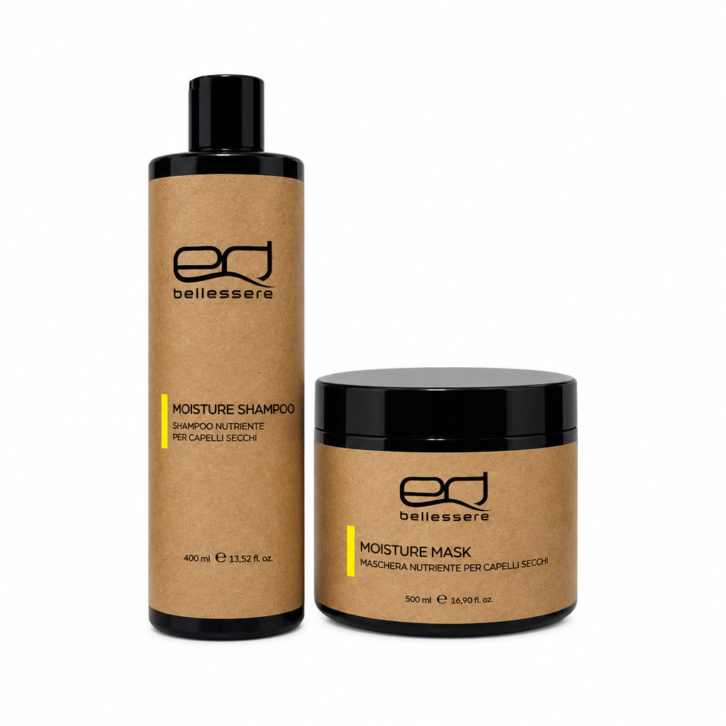 Edbellessere MOISTURE CURL KIT - Shampoo + Mask per capelli ricci medio grossi - Edbellessere S.r.l.