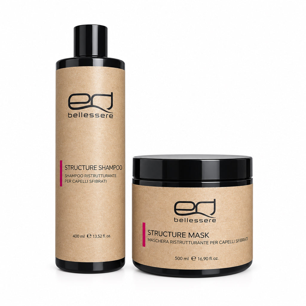 Edbellessere STRUCTURE KIT - shampoo+ mask ristrutturante con cheratina - Edbellessere S.r.l.