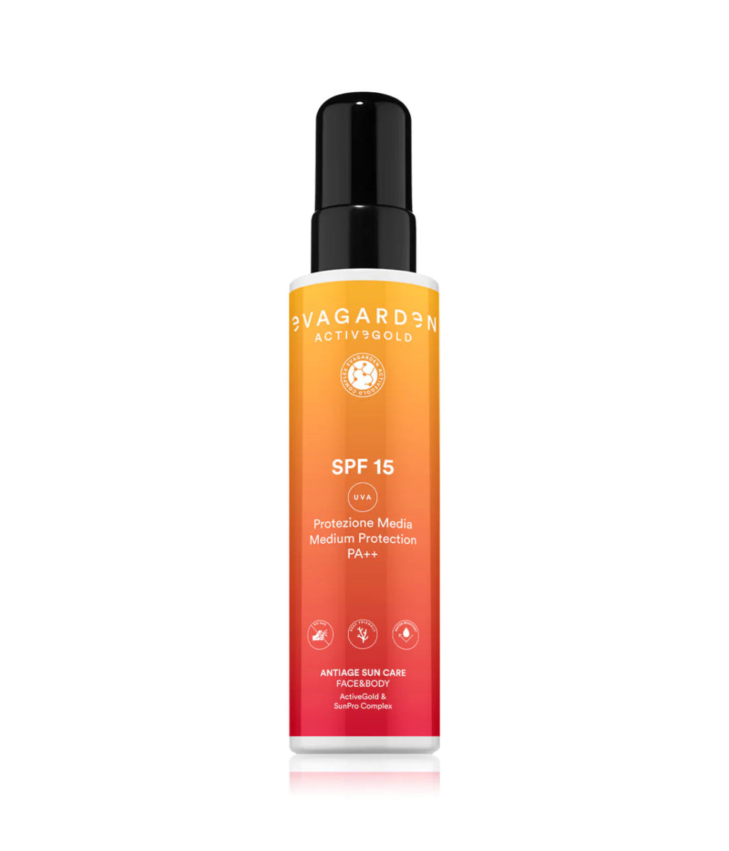 Evagarden ACTIVEGOLD Trattamento Solare Antiage SPF15 - Edbellessere S.r.l.