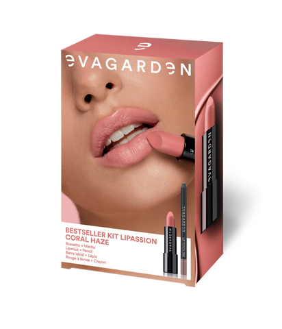 Evagarden BESTSELLER KIT LIPASSION Coral Haze Rossetto Enjoy 626 + matita786 - Edbellessere S.r.l.