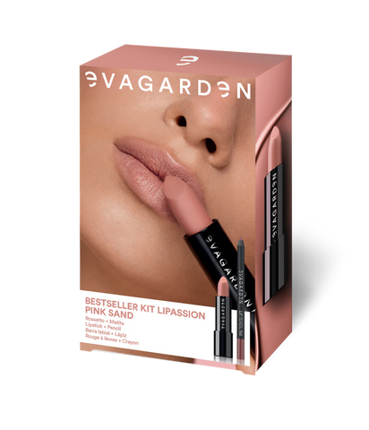 Evagarden BESTSELLER KIT LIPASSION Pink Sand Rossetto Enjoy 627+matita760 - Edbellessere S.r.l.