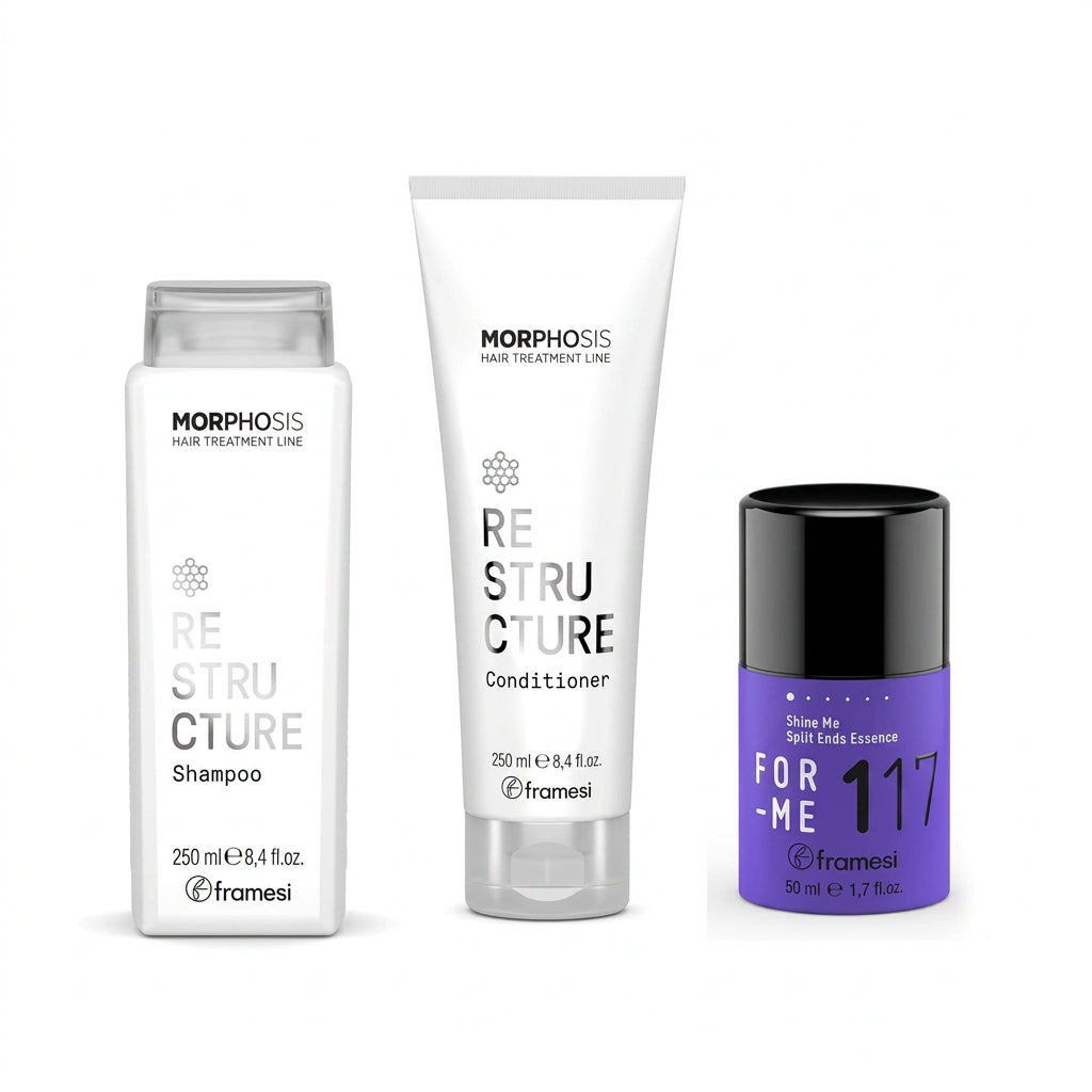 Framesi Morphosis CAPELLI PERFETTI Kit - restructure shampoo + conditioner + For - me 117 - Edbellessere S.r.l.