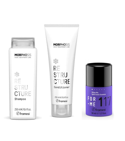 Framesi Morphosis CAPELLI PERFETTI Kit - restructure shampoo + conditioner + For - me 117 - Edbellessere S.r.l.