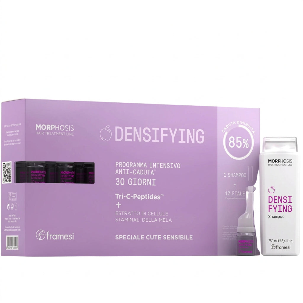 Framesi Morphosis DENSIFYING - Fiale 12x7 ml + Shampoo 250ml - Edbellessere S.r.l.