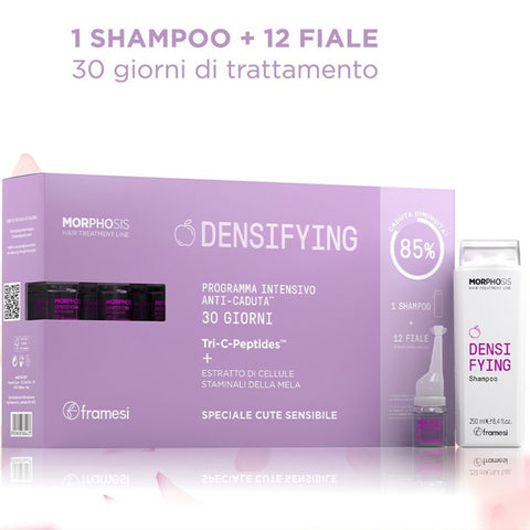 Framesi Morphosis DENSIFYING - Fiale 12x7 ml + Shampoo 250ml - Edbellessere S.r.l.