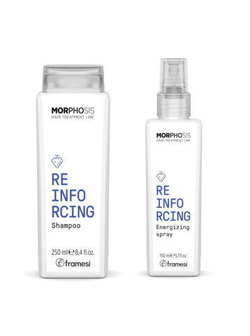 Framesi Morphosis REINFORCING kit anticaduta - Shampoo + Reinforcing Energizing Spray - Edbellessere S.r.l.