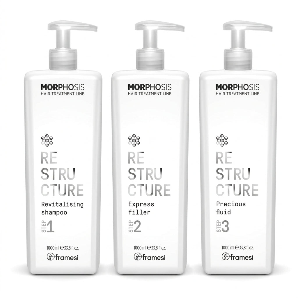 Framesi Morphosis RESTRUCTURE Kit 1000ml - Shampoo + Filler + Precious Fluid - Edbellessere S.r.l.