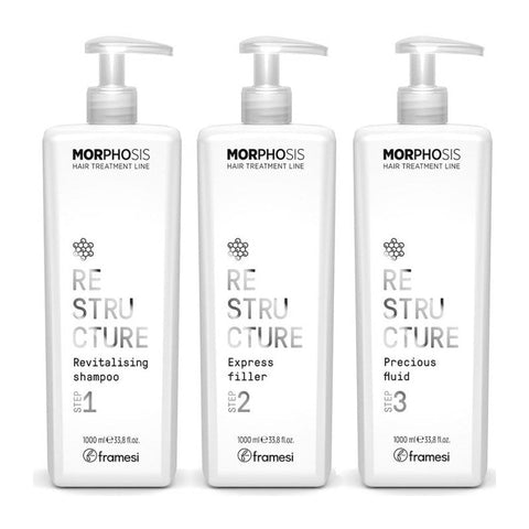Framesi Morphosis RESTRUCTURE Kit 1000ml - Shampoo + Filler + Precious Fluid - Edbellessere S.r.l.