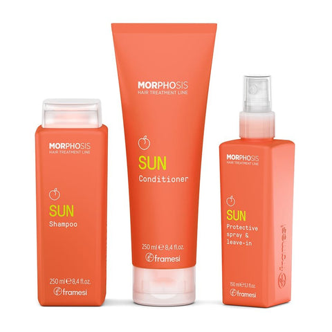 FRAMESI Morphosis Sun Kit Shampoo 250 ml + Conditioner 250 ml + Spray Leave - In 150 ml + Borsa Mare - Edbellessere S.r.l.
