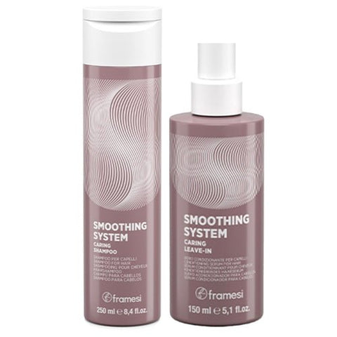 Framesi SMOOTHING SYSTEM CARING Kit - Shampoo 250ml + Leave - In 150ml - Edbellessere S.r.l.