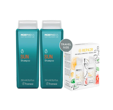 Framesi SUN KIT - Shampoo kit 2pz + travel Kit REPAIR OMAGGIO - Edbellessere S.r.l.