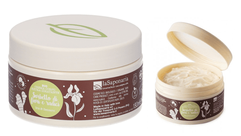 laSaponaria - Crema corpo idratante Iris e Zenzero - Sorbetto di fiori e radici - Edbellessere S.r.l.