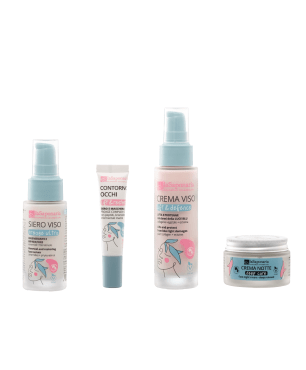 LaSaponaria KIT Routine viso anti - age over 40 siero viso+contorno occhi+crema viso+crema notte - Edbellessere S.r.l.