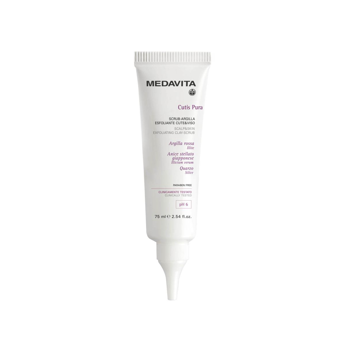 Medavita CUTIS PURA - Scrub argilla esfoliante cute&viso 75ml - Edbellessere S.r.l.